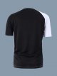 Men's Casual Dragon Graphic Print Colorblock Short Sleeve Round Tee Shirts