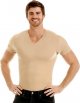 Men’s Slimming Compression Body Shaper V-Neck for Back Support