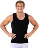 Mens Compression Tummy Control Tank with Velcro Shoulders Straps